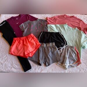 9 piece Nike bundle. Youth M